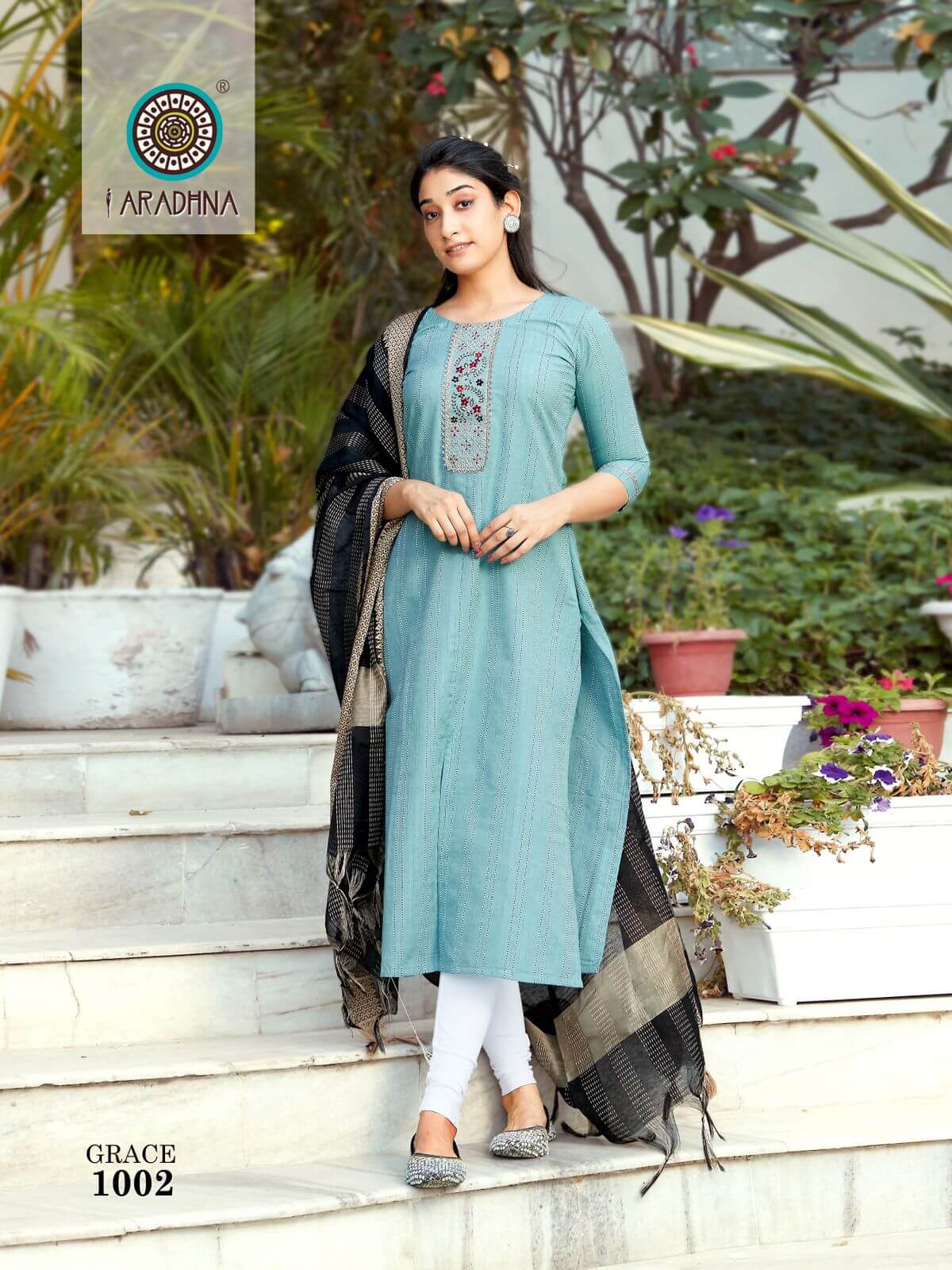 Aradhna Grace Vol 1 Kurtis With Dupatta Wholesale Catalog. Purchase Full Catalog Of Kurtis With Dupatta In Wholesale Price Online