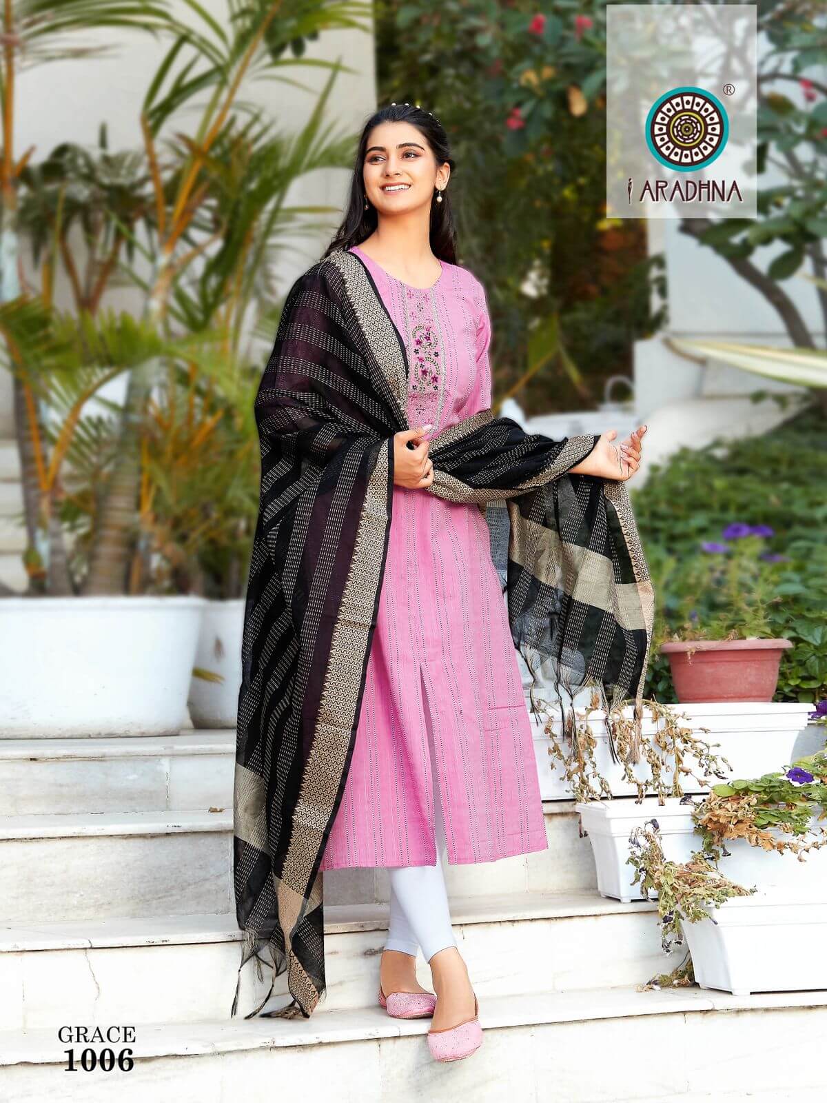 Aradhna Grace Vol 1 Kurtis With Dupatta Wholesale Catalog. Purchase Full Catalog Of Kurtis With Dupatta In Wholesale Price Online