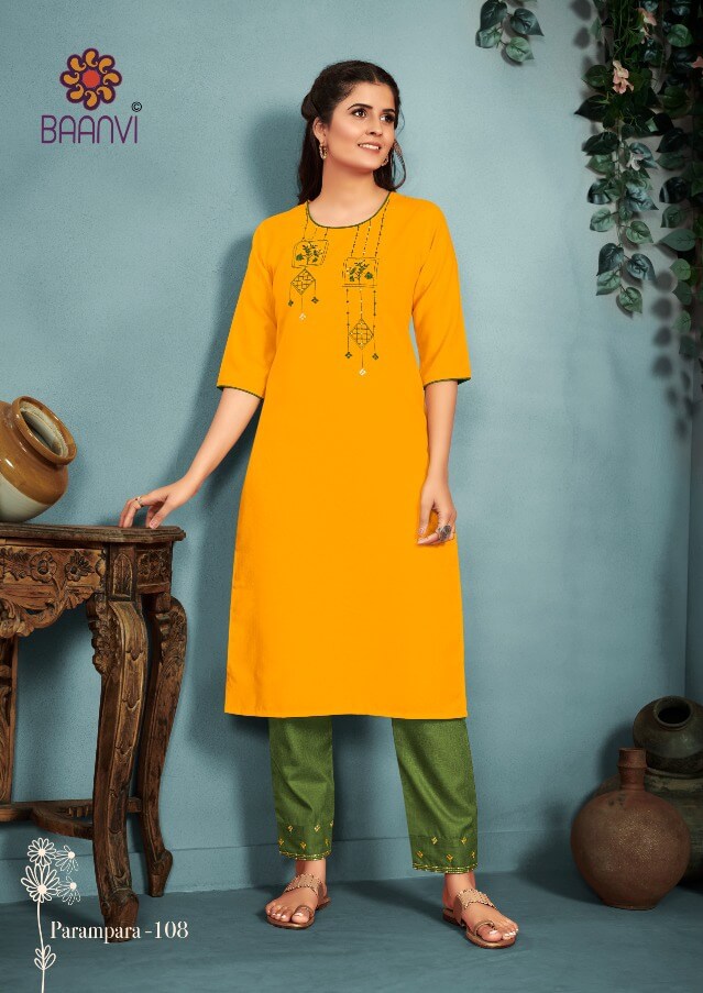 Baanvi Parampara Vol 1 Kurti With Pant Catalog In Wholesale Price. Purchase Full Catalog of Baanvi Parampara Vol 1 In Wholesale Price Online