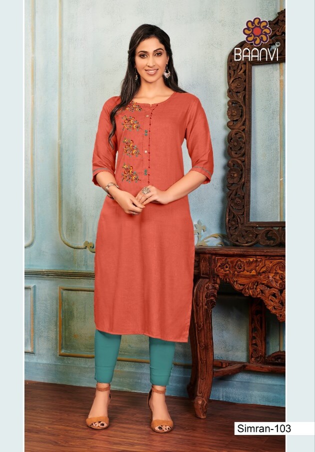 Baanvi Simran Vol 1 Cotton Kurtis Wholesale Catalog, Buy Full Catalog of Baanvi Simran Vol 1 Cotton Kurtis At Wholesale Price