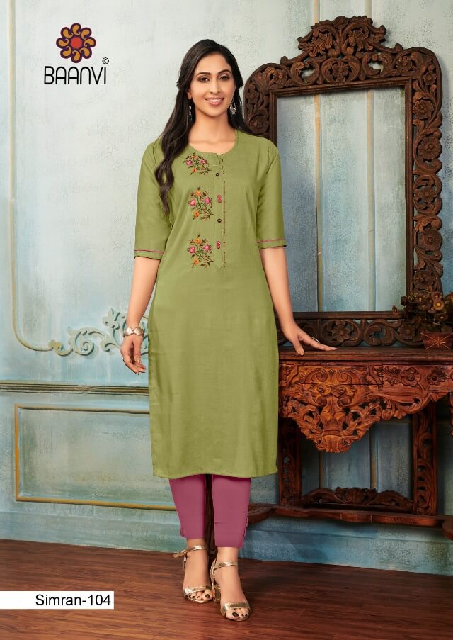 Baanvi Simran Vol 1 Cotton Kurtis Wholesale Catalog, Buy Full Catalog of Baanvi Simran Vol 1 Cotton Kurtis At Wholesale Price