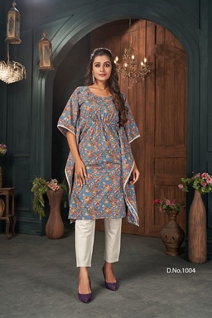 Banwery Cotton Print Kaftans Wholesale Catalog, Buy Full Catalog of Banwery Cotton Print Kaftans At Wholesale Price