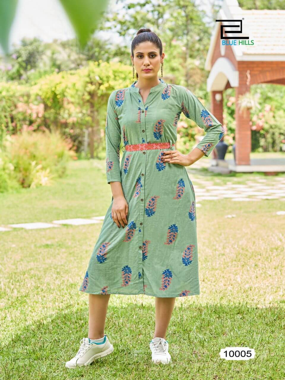 Blue Hills Belt 10 Rayon Kurtis Wholesale Catalog. Purchase Full Catalog of Rayon Kurtis In Wholesale Price Online