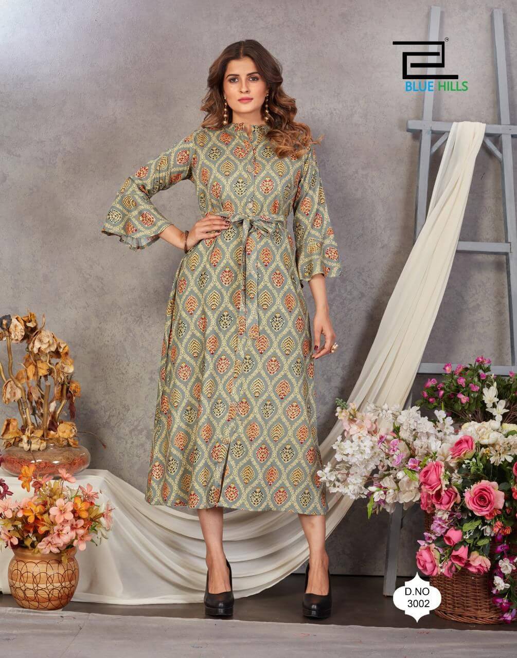 Blue Hills Belt Vol 3 Rayon Kurtis Wholesale Catalog, Buy Full Catalog of Blue Hills Belt Vol 3 Rayon Kurtis At Wholesale Price