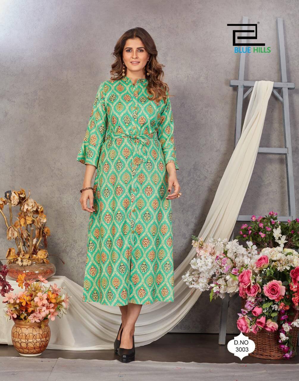 Blue Hills Belt Vol 3 Rayon Kurtis Wholesale Catalog, Buy Full Catalog of Blue Hills Belt Vol 3 Rayon Kurtis At Wholesale Price