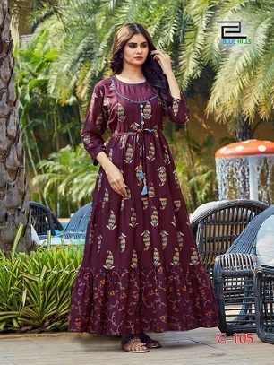 Blue Hills Chhorii Rayon Kurtis Wholesale Catalog, Buy Full Catalog of Blue Hills Chhorii Rayon Kurtis At Wholesale Price