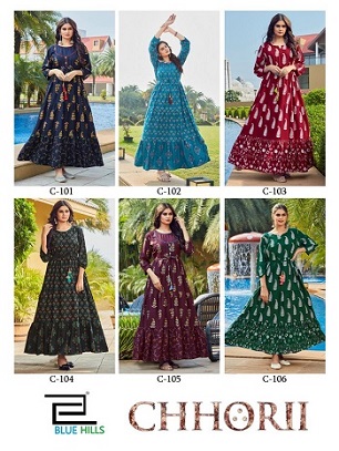 Blue Hills Chhorii Rayon Kurtis Wholesale Catalog, Buy Full Catalog of Blue Hills Chhorii Rayon Kurtis At Wholesale Price