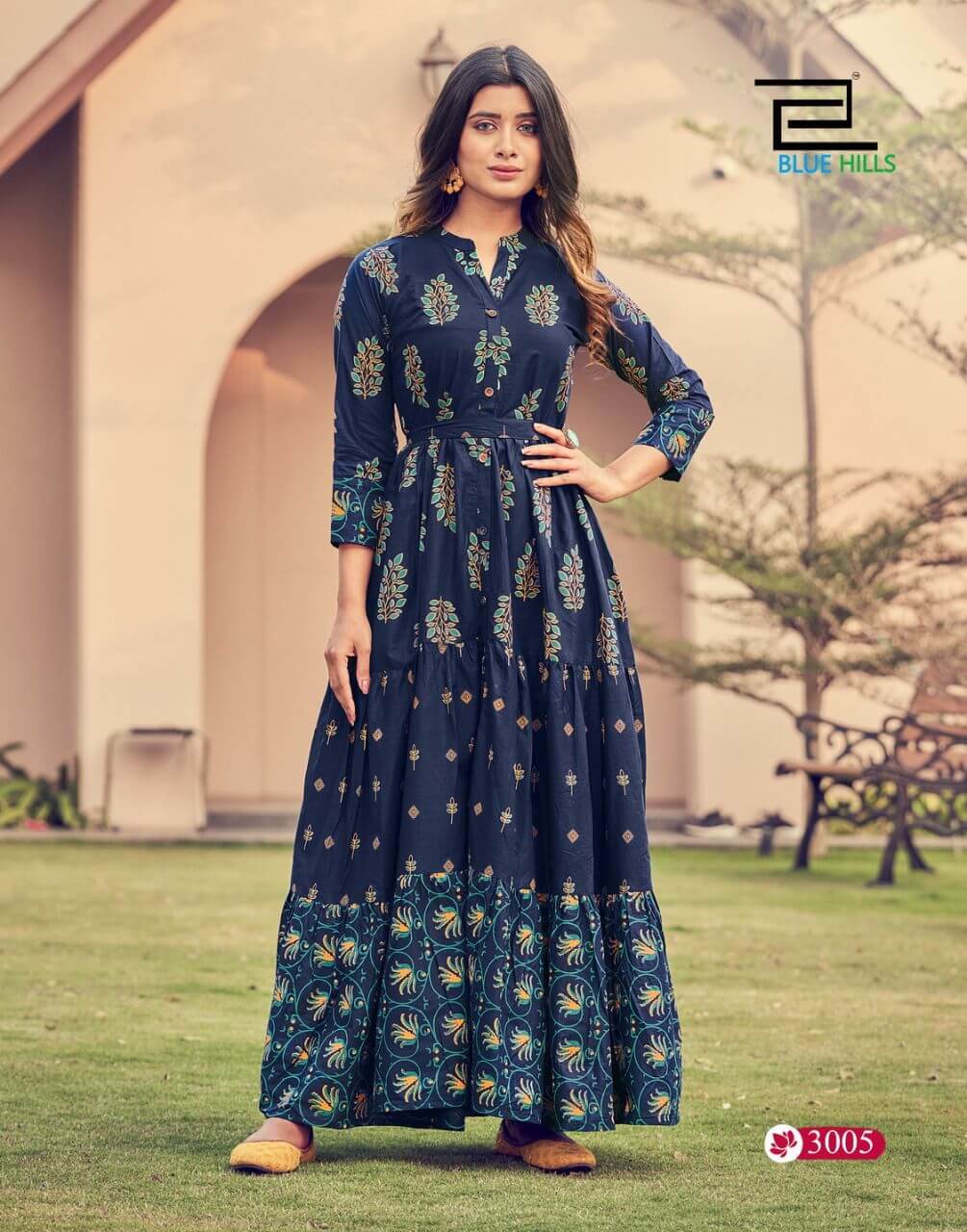 Blue Hills Florencia Vol 3 Party Wear Gown Wholesale Catalog. Purchase Full Catalog of Party Wear Gown In Wholesale Price Online