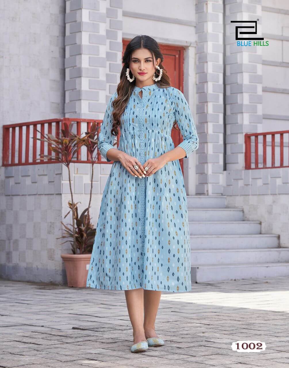 Blue Hills Ikki Cotton Vol 1 Gown Wholesale Catalog. Purchase Full Catalog of Gown In Wholesale Price Online