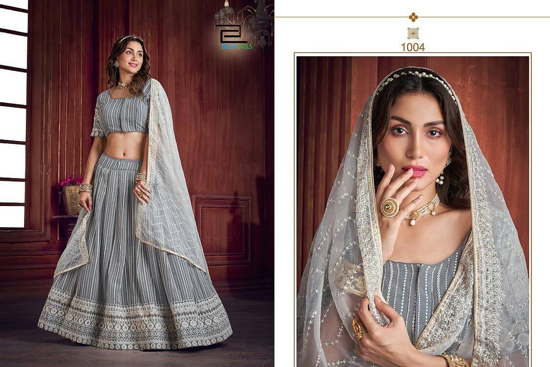 Blue Hills Moon Walk Lehenga Choli Wholesale Catalog. Purchase Full Catalog Of Lehenga Choli In Wholesale Price Online