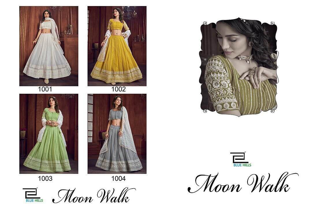 Blue Hills Moon Walk Lehenga Choli Wholesale Catalog. Purchase Full Catalog Of Lehenga Choli In Wholesale Price Online