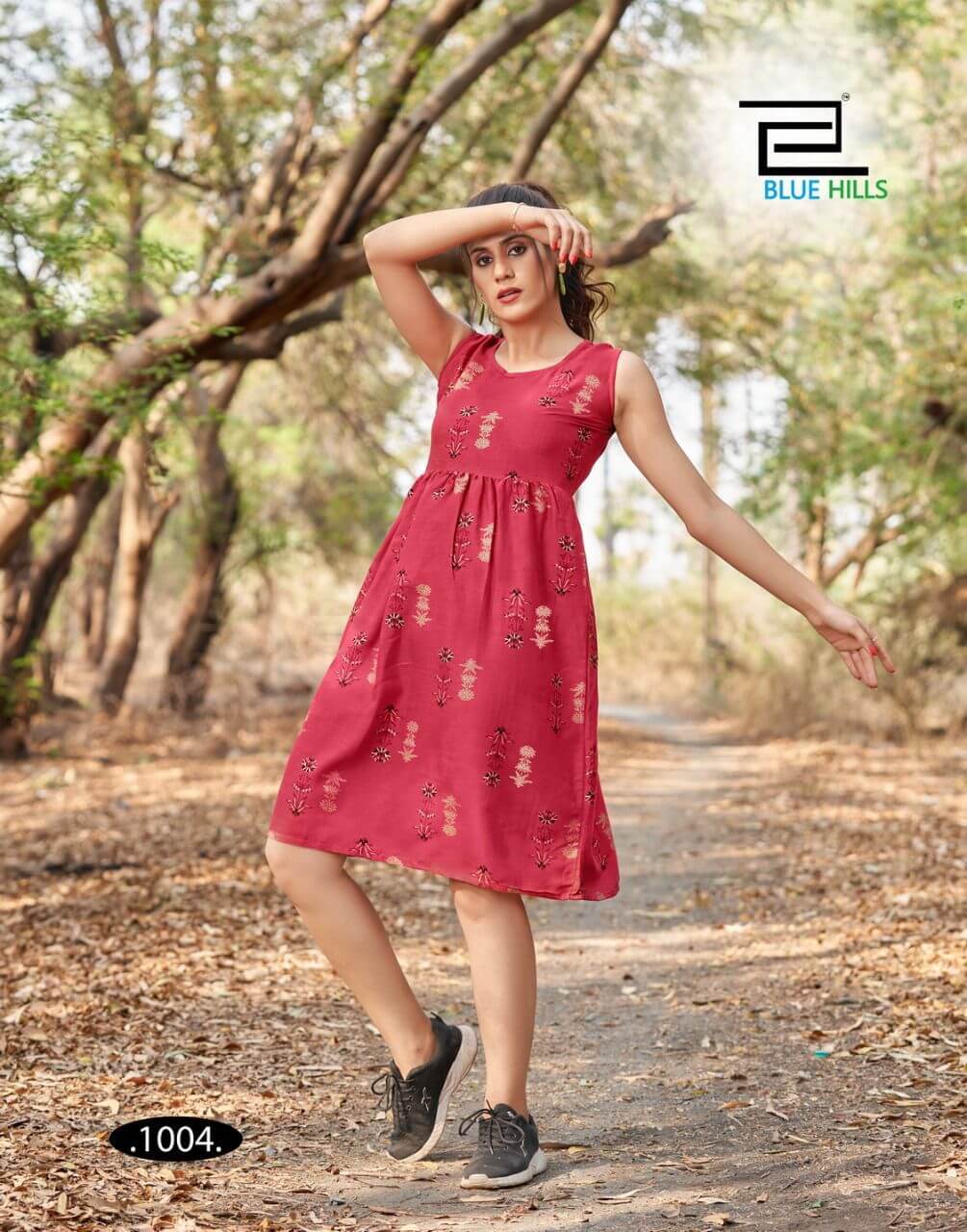 Blue Hills Short Top Vol 1 Rayon Kurti Wholesale Catalog, Buy Full Catalog of Blue Hills Short Top Vol 1 Rayon Kurti At Wholesale Price