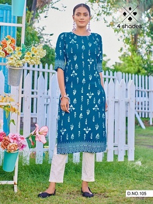 Blue Hills Simple Dimple Vol 1 Kurtis wholesale catalog, Buy Full catalog ofBlue Hills Simple Dimple Vol 1 Kurtis At wholesale Price