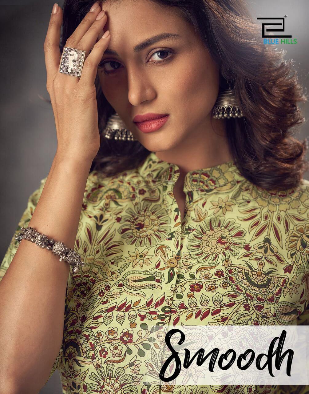 Blue Hills Smoodh Formal Wear Kurtis Wholesale Catalog