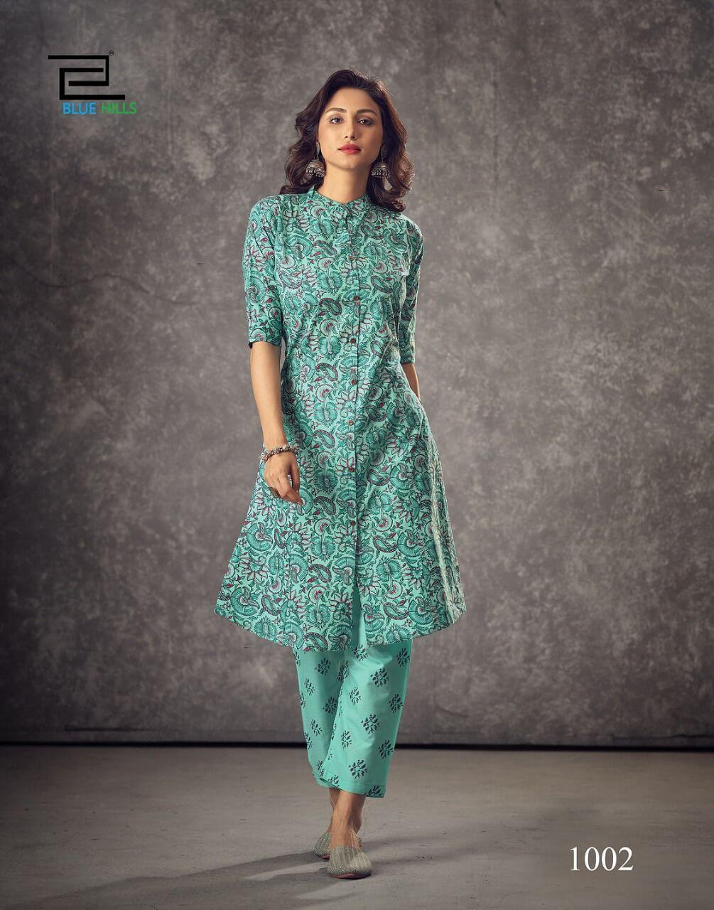 Blue Hills Smoodh Formal Wear Kurtis Wholesale Catalog. Purchase Full Catalog of Formal Wear Kurtis In Wholesale Price Online