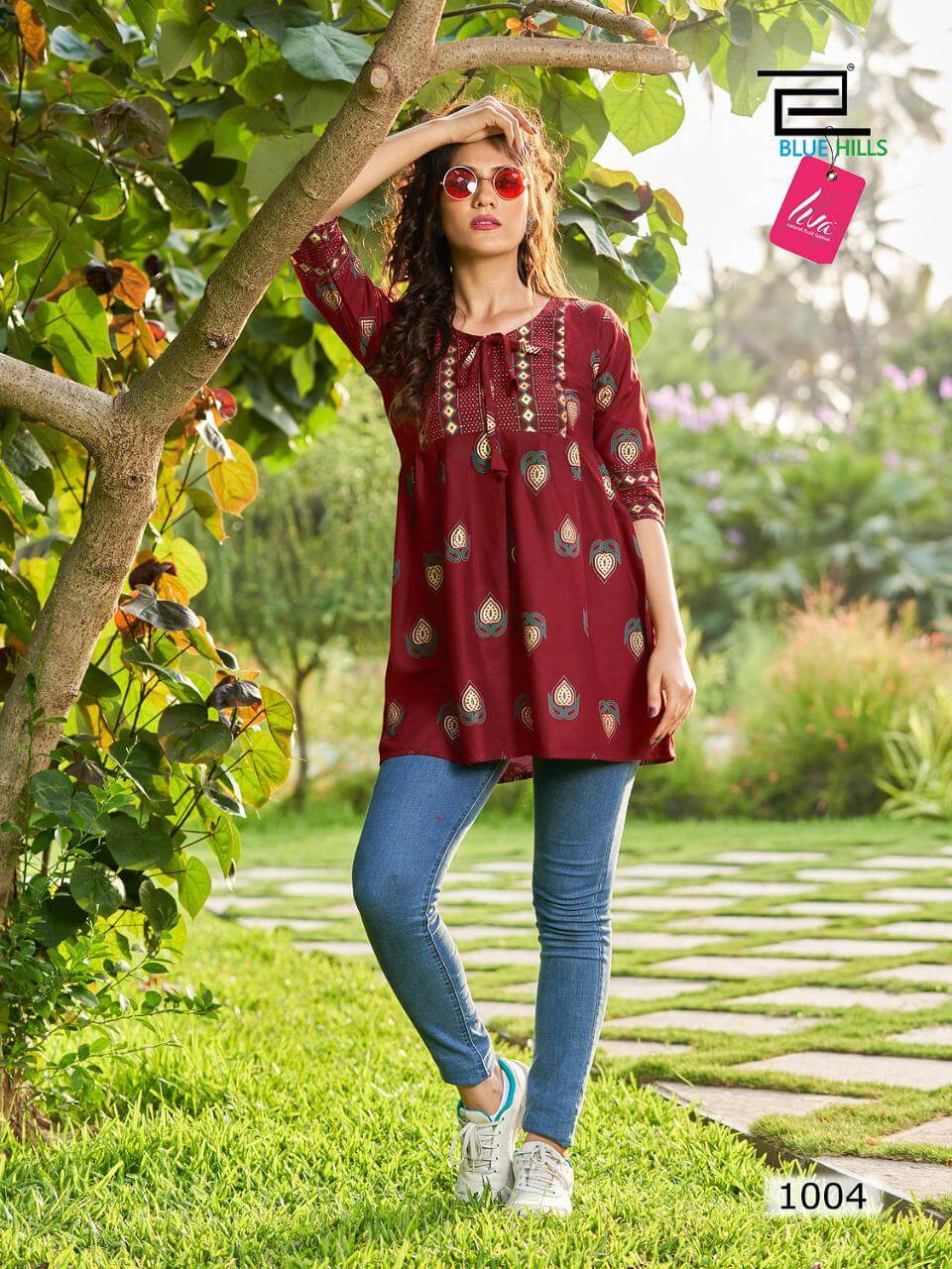 Blue Hills Titanic Rayon Tops Wholesale Catalog. Buy Full Catalog of Rayon Tops In Wholesale Price Online