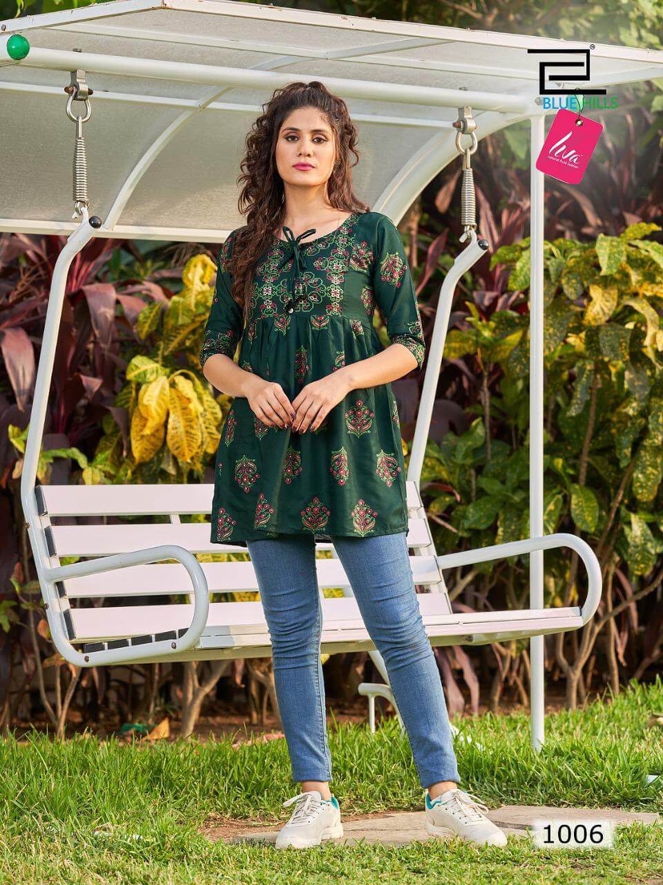 Blue Hills Titanic Rayon Tops Wholesale Catalog. Buy Full Catalog of Rayon Tops In Wholesale Price Online