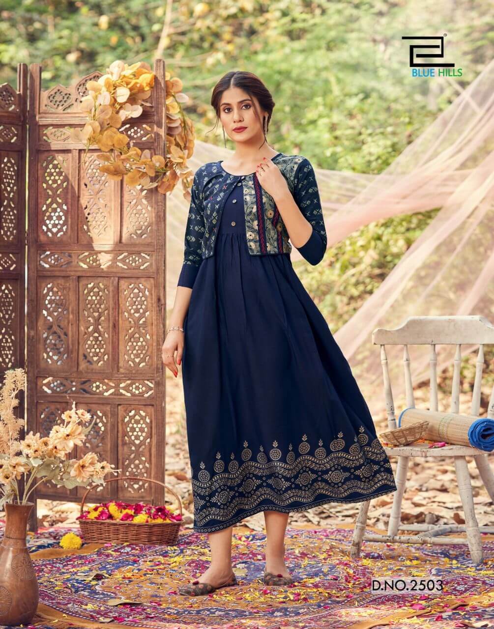 Blue Hills Trend Vol 25 Anarkali Kurti Catalog In Wholesale Price. Purchase Full Catalog of Blue Hills Trend Vol 25 In Wholesale Price Online