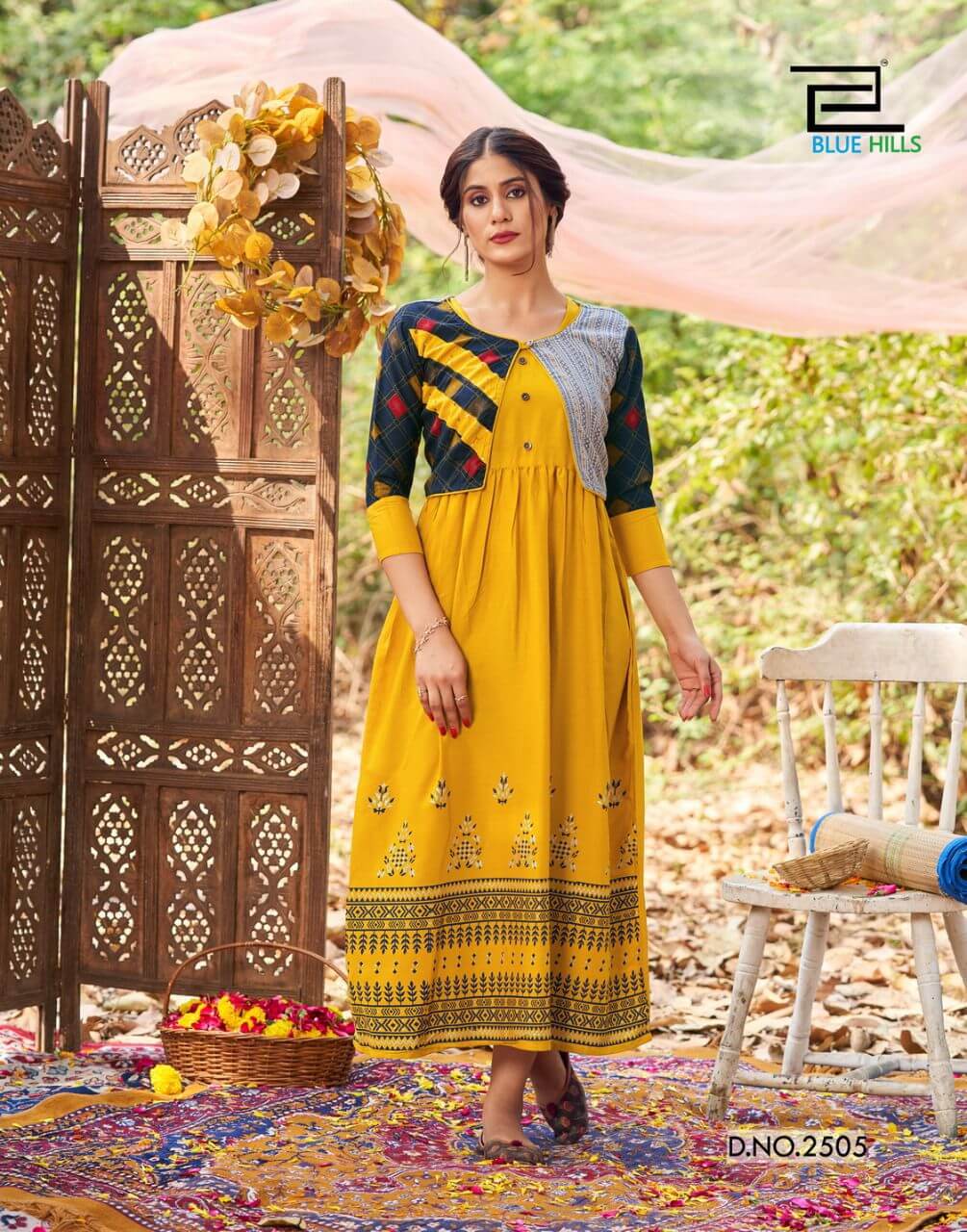 Blue Hills Trend Vol 25 Anarkali Kurti Catalog In Wholesale Price. Purchase Full Catalog of Blue Hills Trend Vol 25 In Wholesale Price Online