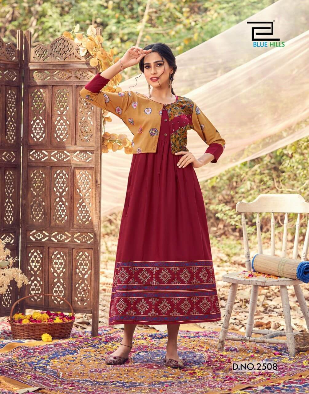 Blue Hills Trend Vol 25 Anarkali Kurti Catalog In Wholesale Price. Purchase Full Catalog of Blue Hills Trend Vol 25 In Wholesale Price Online