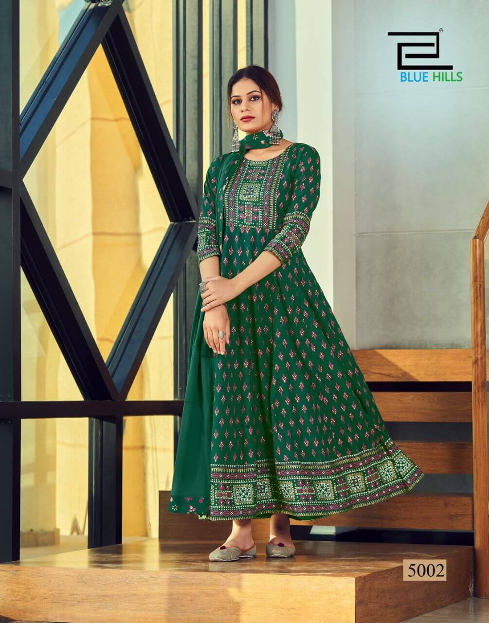 Blue Hills Manika Mage Hithe Vol 5 Gown With Dupatta Catalog In Wholesale Price. Purchase Full Catalog of Blue Hills Manika Mage Hithe Vol 5 In Wholesale Price Online