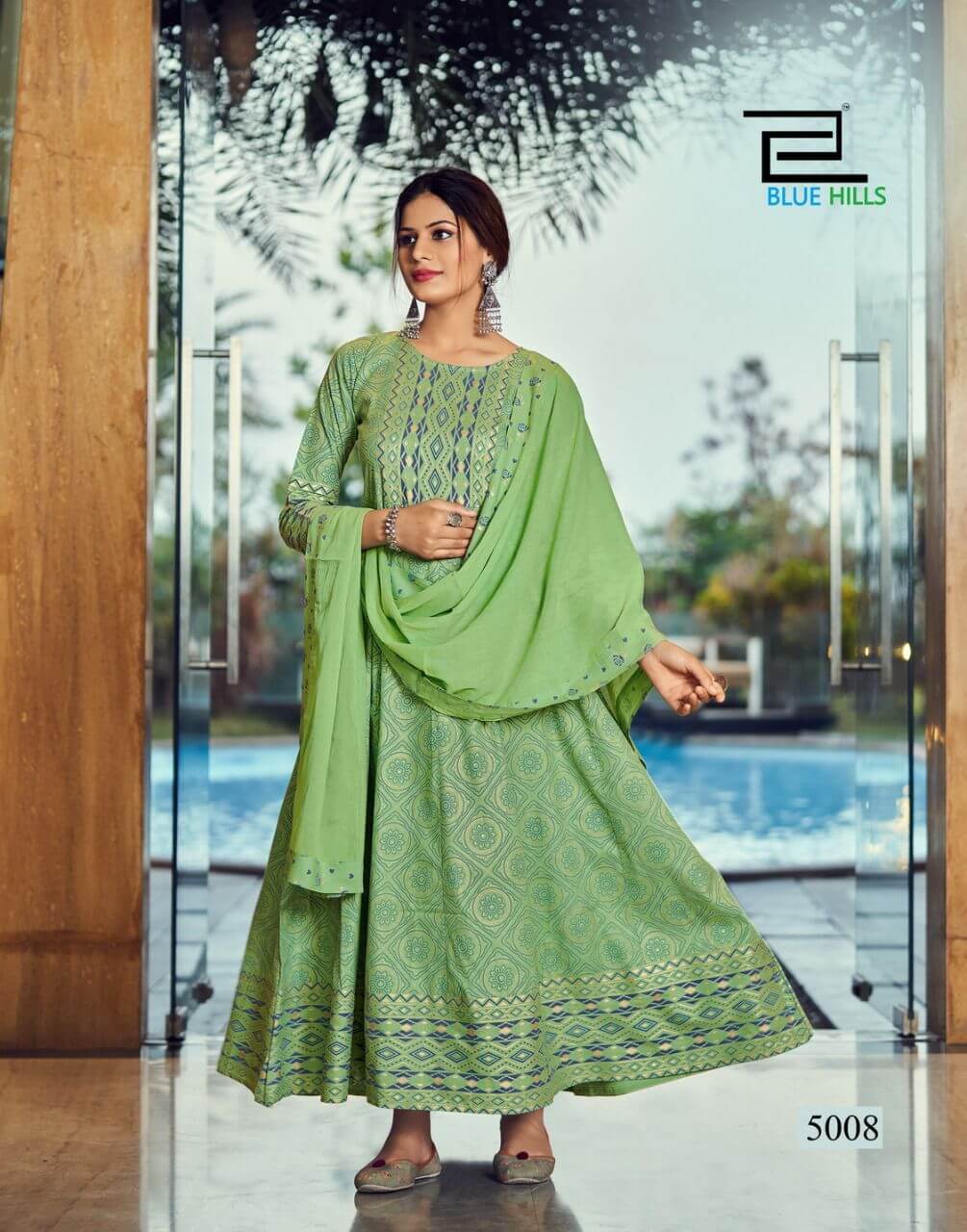 Blue Hills Manika Mage Hithe Vol 5 Gown With Dupatta Catalog In Wholesale Price. Purchase Full Catalog of Blue Hills Manika Mage Hithe Vol 5 In Wholesale Price Online