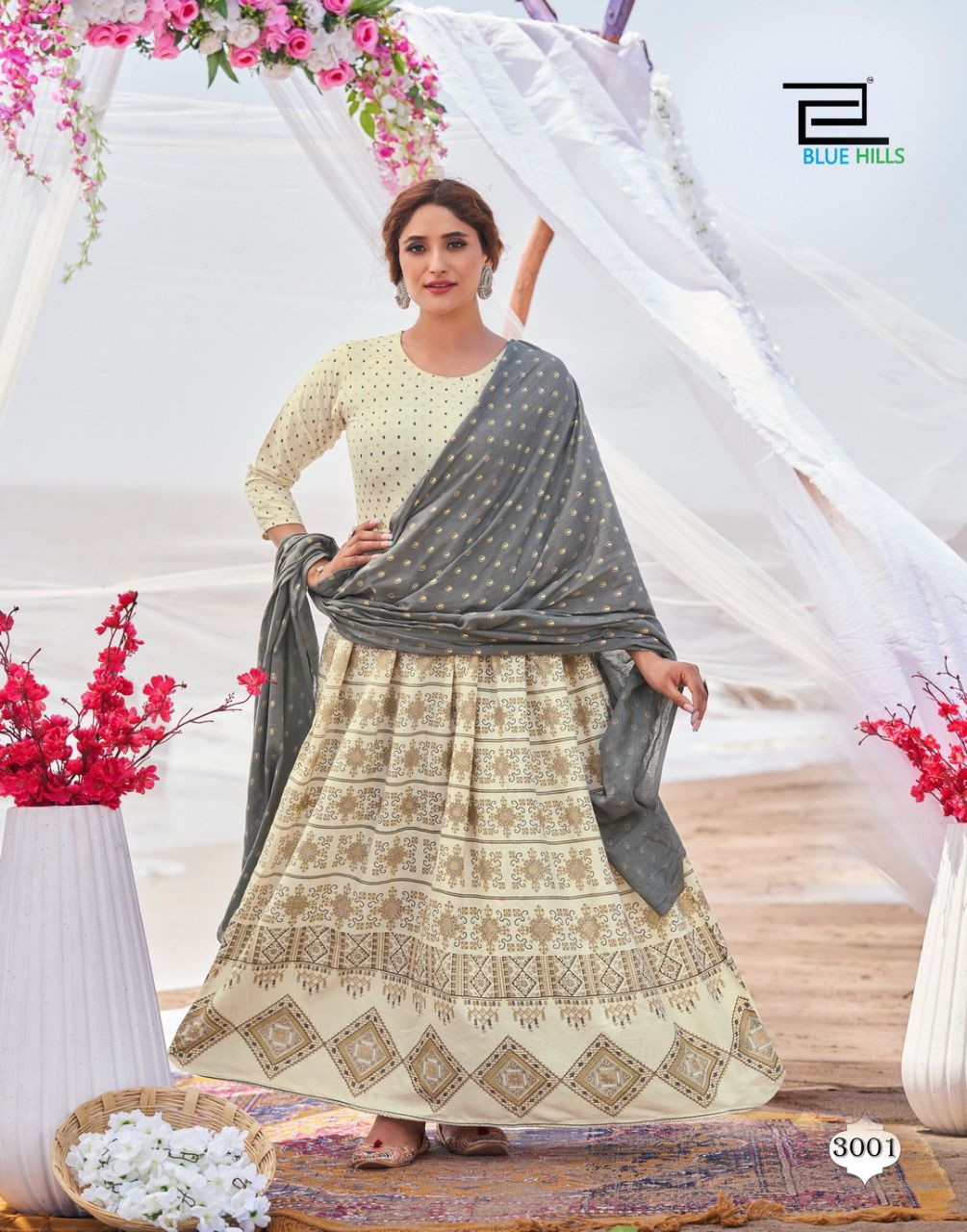 Blue Hills Walkway Dupatta Edition Vol 3 Kurt With Dupatta Catalog In Wholesale Price. Purchase Full Catalog of Blue Hills Walkway Dupatta Edition Vol 3 In Wholesale Price Online