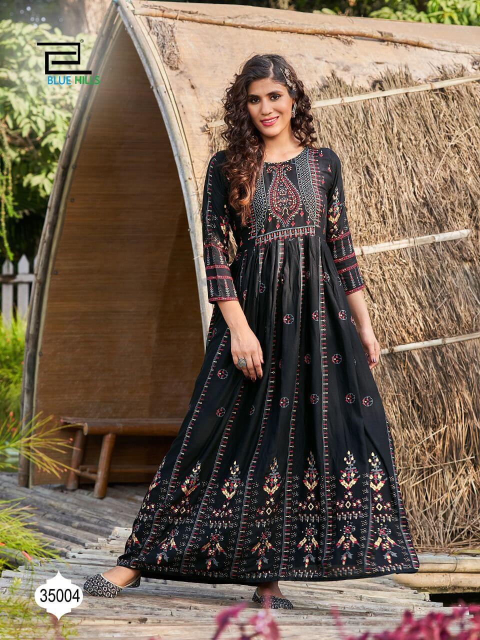 Blue Hills Walkway Vol 35 Party Wear Gown Wholesale Catalog. Purchase Full Catalog of Party Wear Gown In Wholesale Price Online