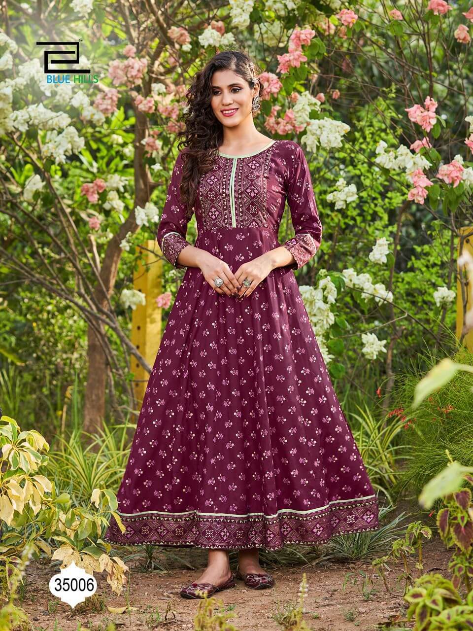 Blue Hills Walkway Vol 35 Party Wear Gown Wholesale Catalog. Purchase Full Catalog of Party Wear Gown In Wholesale Price Online