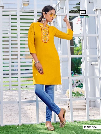 Blue Hills City Light Vo1 Short TOP Kurti Wholesale catalog,Buy Full Catalog of Blue Hills City Light Vol 1 In Wholesale Price 