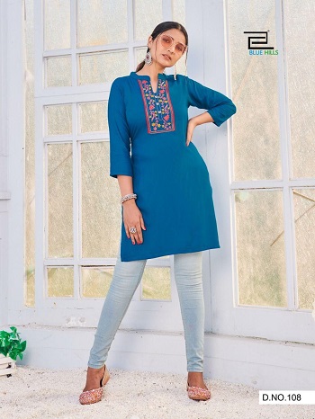 Blue Hills City Light Vo1 Short TOP Kurti Wholesale catalog,Buy Full Catalog of Blue Hills City Light Vol 1 In Wholesale Price 