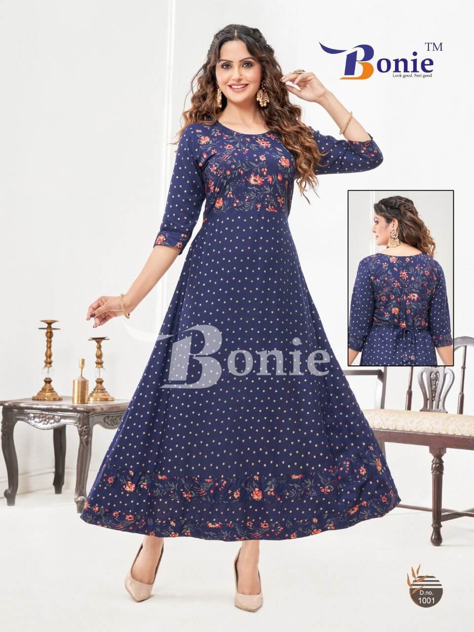 Bonie Shanaya Party Wear Gown Wholesale Catalog. Purchase Full Catalog of Party Wear Gown In Wholesale Price Online