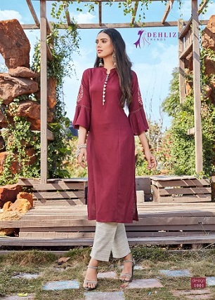 Dehliz Trends Evergreen Vol 3 Kurtis with Pant wholesale catalog, Buy Full catalog of Dehliz Trends Evergreen Vol 3 Kurtis with Pant At wholesale Price