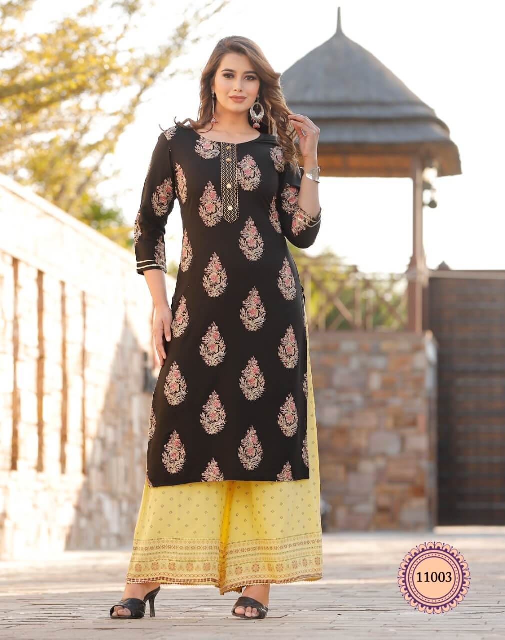 Diya Trends Bibas 11 Kurti Plazzo Set Wholesale Catalog By Kajal Style, Buy Full Catalog of Diya Trends Bibas 11 Kurti Plazzo Set At Wholesale Price Online