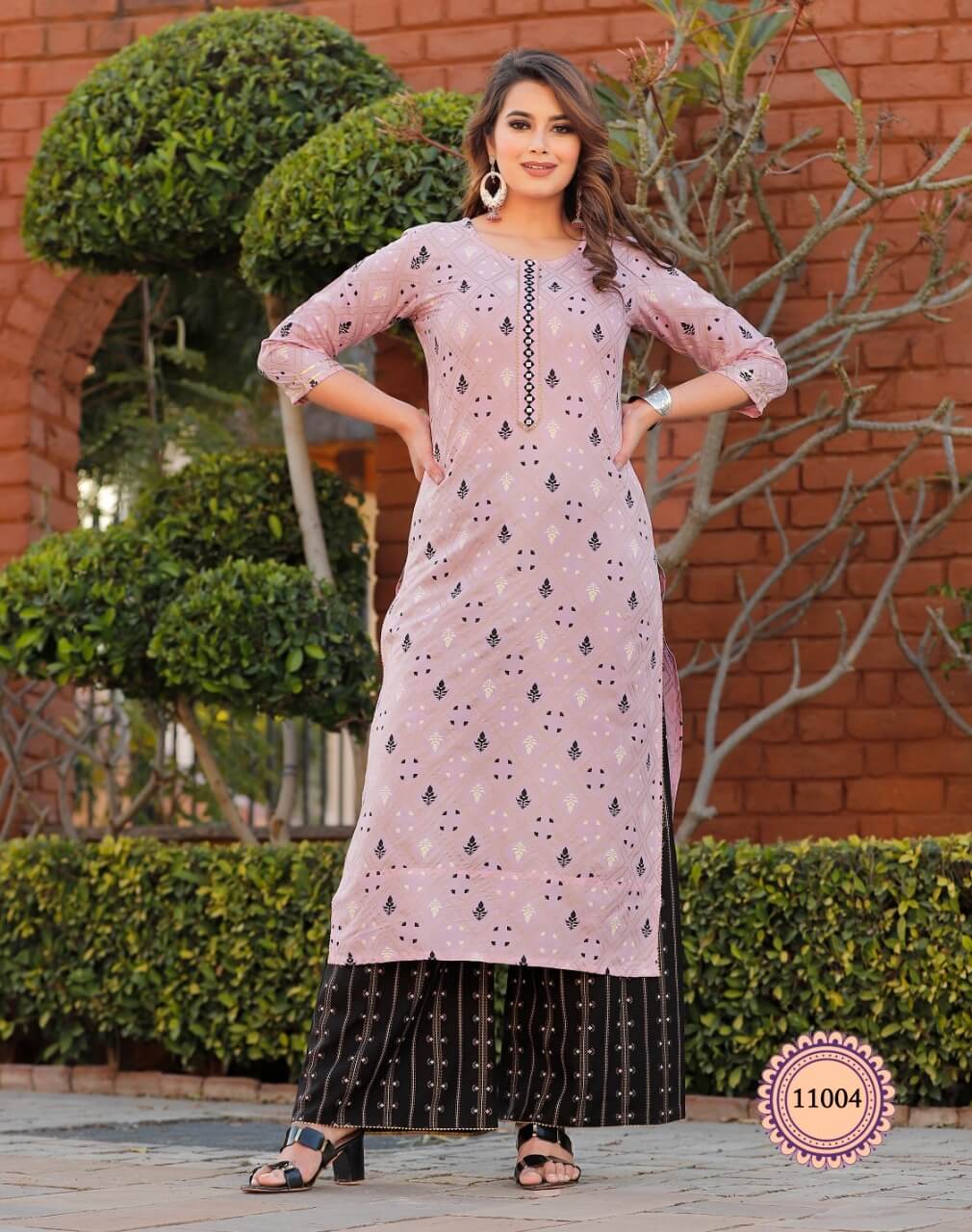 Diya Trends Bibas 11 Kurti Plazzo Set Wholesale Catalog By Kajal Style, Buy Full Catalog of Diya Trends Bibas 11 Kurti Plazzo Set At Wholesale Price Online