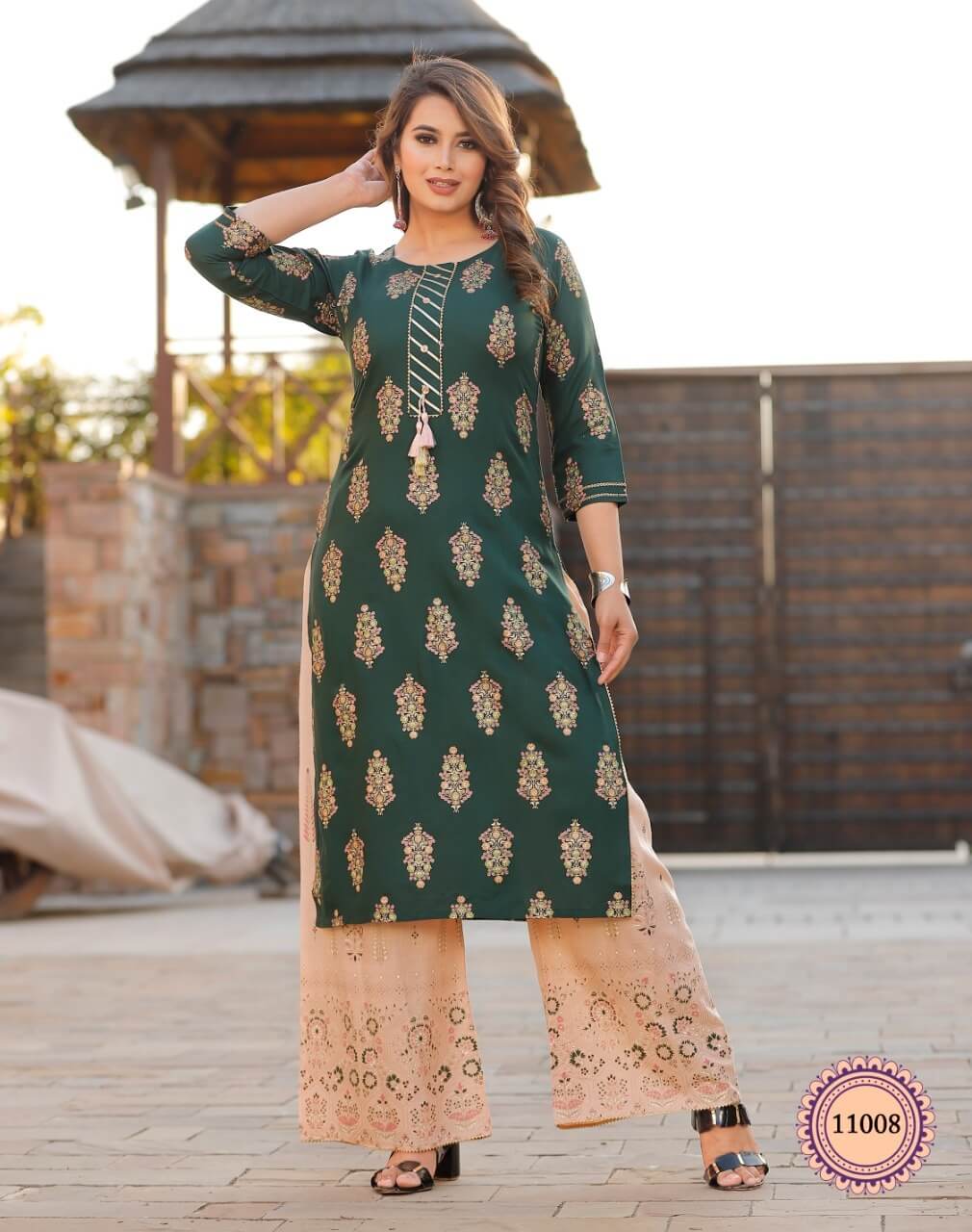 Diya Trends Bibas 11 Kurti Plazzo Set Wholesale Catalog By Kajal Style, Buy Full Catalog of Diya Trends Bibas 11 Kurti Plazzo Set At Wholesale Price Online