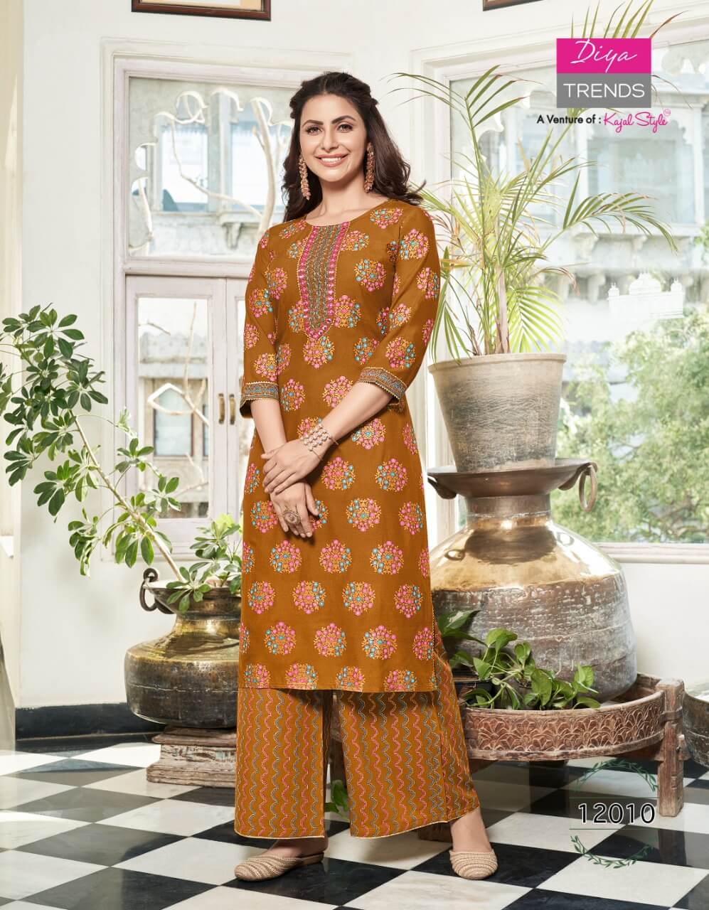 Diya Trends Biba Vol 12 Rayon Kurti With Plazzo Catalog In Wholesale Price. Purchase Full Catalog of Diya Trends Bibas Vol 12 In Wholesale Price Online