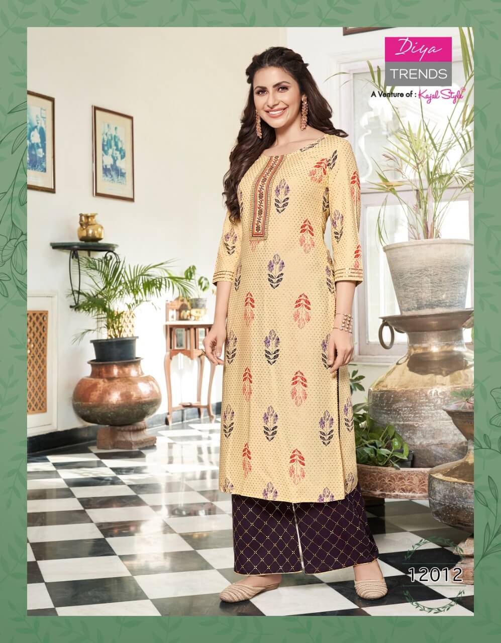 Diya Trends Biba Vol 12 Rayon Kurti With Plazzo Catalog In Wholesale Price. Purchase Full Catalog of Diya Trends Bibas Vol 12 In Wholesale Price Online