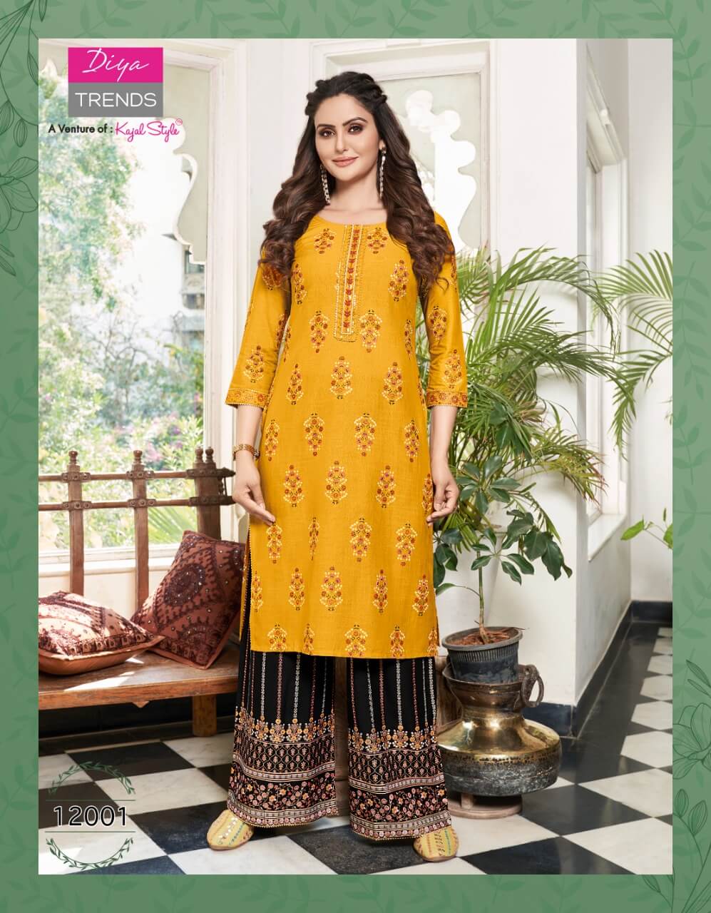 Diya Trends Biba Vol 12 Rayon Kurti With Plazzo Catalog In Wholesale Price. Purchase Full Catalog of Diya Trends Bibas Vol 12 In Wholesale Price Online