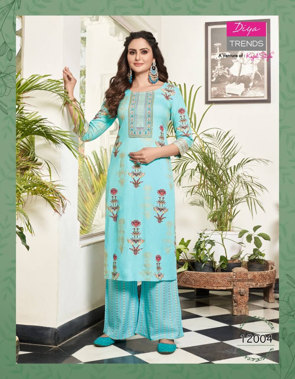 Diya Trends Biba Vol 12 Rayon Kurti With Plazzo Catalog In Wholesale Price. Purchase Full Catalog of Diya Trends Bibas Vol 12 In Wholesale Price Online