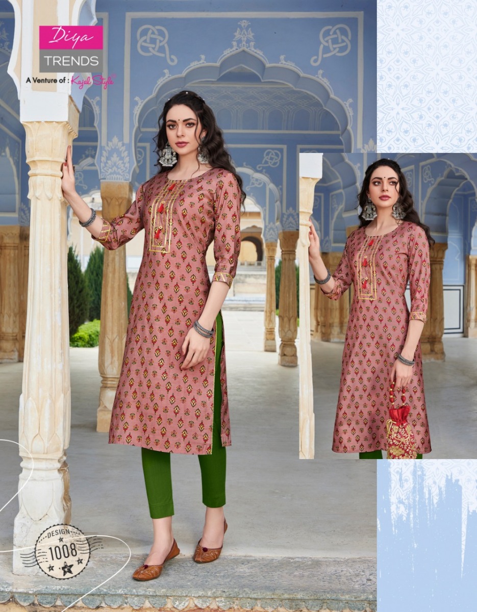 Diya Trends Blossom Vol 1 Kurti With Pant Catalog In Wholesale Price. Purchase Full Catalog of Diya Trends Blossom Vol 1 In Wholesale Price Online