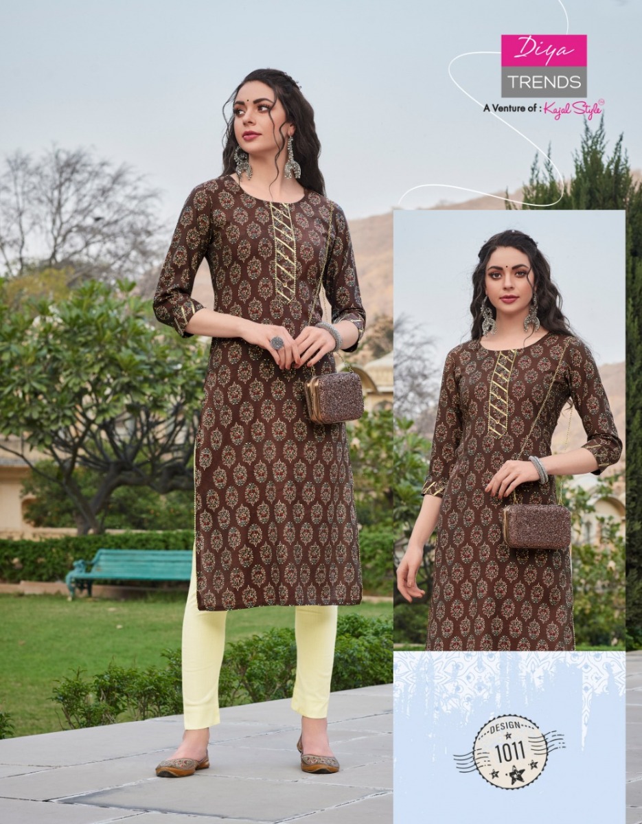 Diya Trends Blossom Vol 1 Kurti With Pant Catalog In Wholesale Price. Purchase Full Catalog of Diya Trends Blossom Vol 1 In Wholesale Price Online