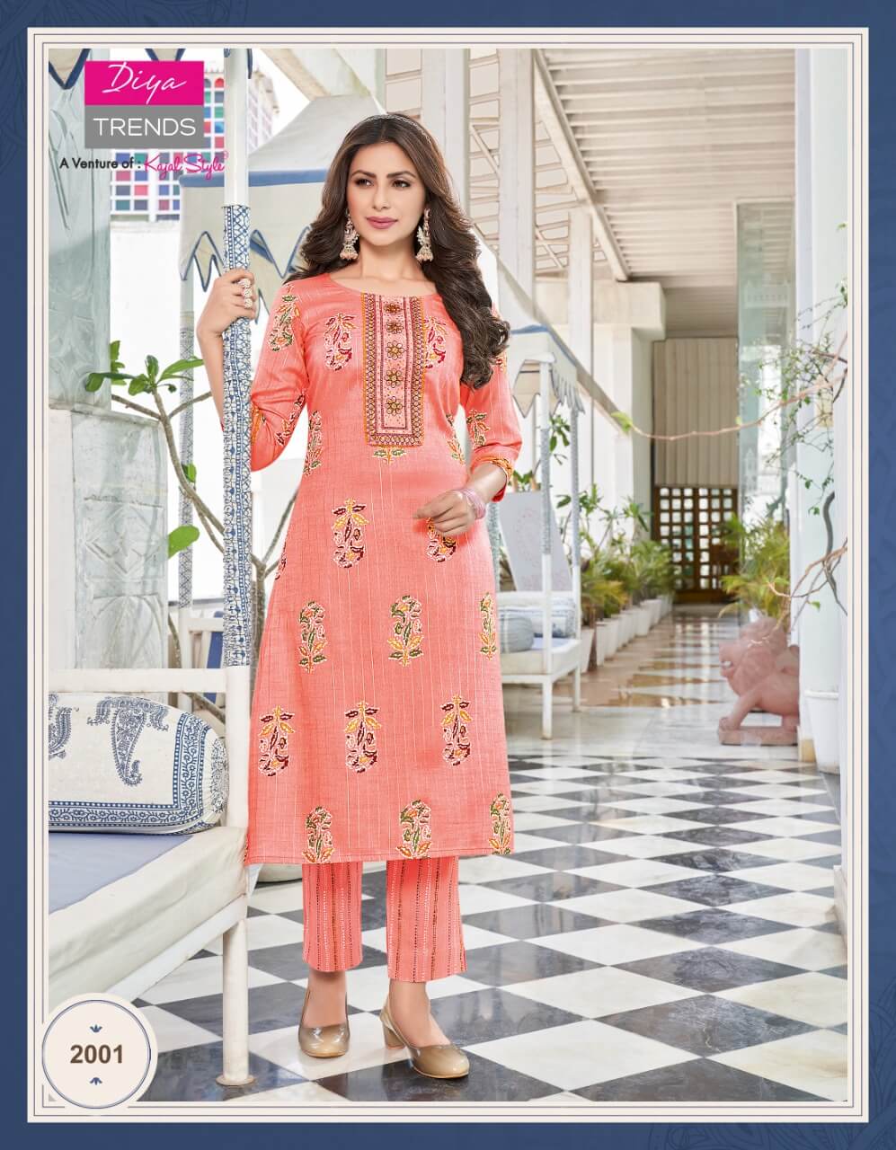 Diya Trends Celebration Vol 2 Kurti With Pant Catalog In Wholesale Price, Purchase Full Catalog of Diya Trends Celebration Vol 2 In Wholesale Price Online