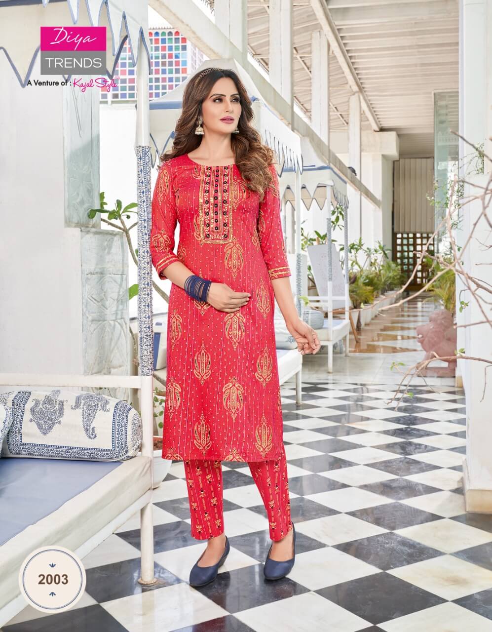 Diya Trends Celebration Vol 2 Kurti With Pant Catalog In Wholesale Price, Purchase Full Catalog of Diya Trends Celebration Vol 2 In Wholesale Price Online