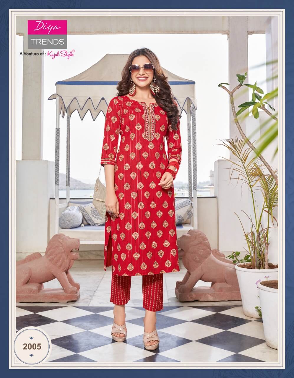 Diya Trends Celebration Vol 2 Kurti With Pant Catalog In Wholesale Price, Purchase Full Catalog of Diya Trends Celebration Vol 2 In Wholesale Price Online