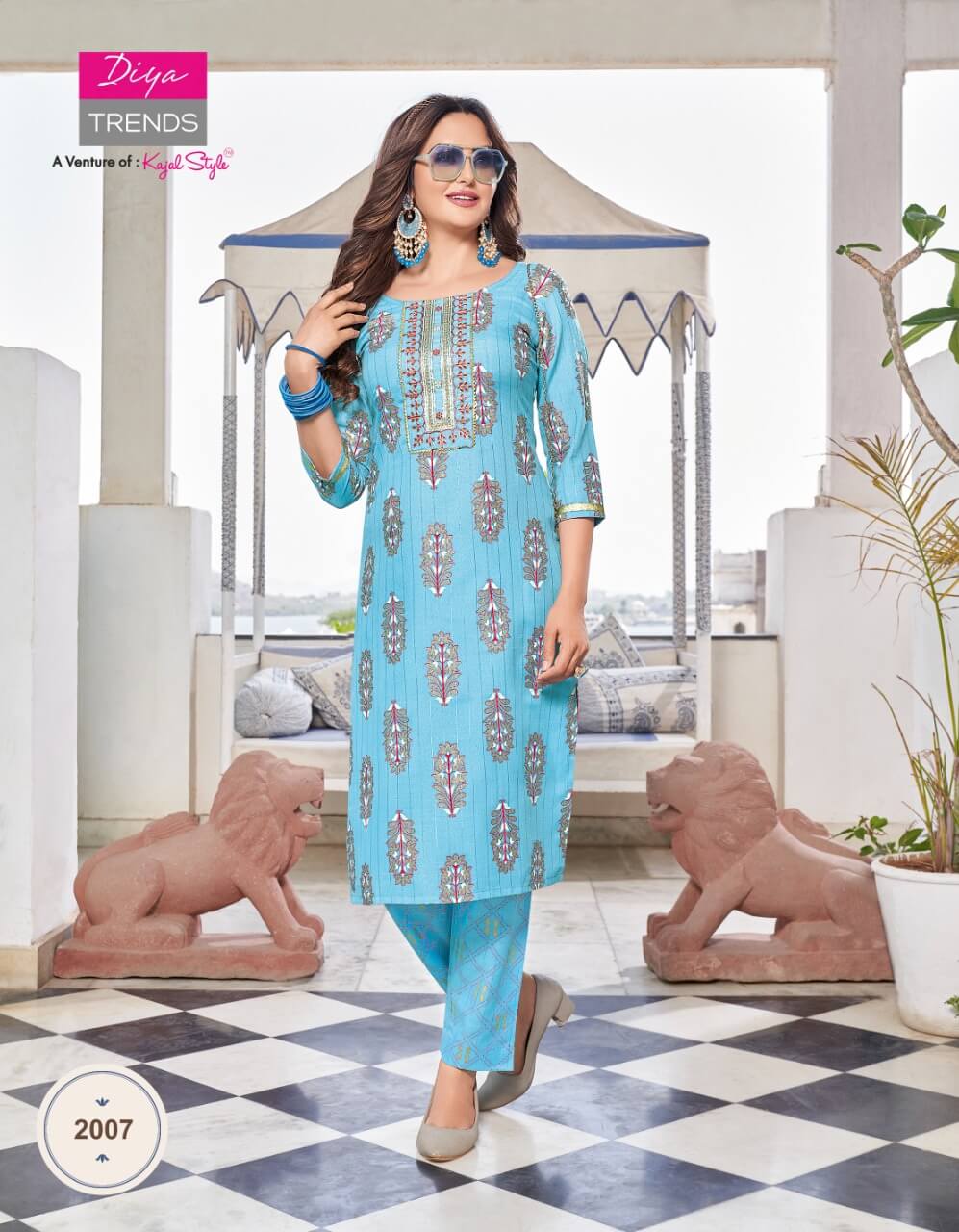 Diya Trends Celebration Vol 2 Kurti With Pant Catalog In Wholesale Price, Purchase Full Catalog of Diya Trends Celebration Vol 2 In Wholesale Price Online