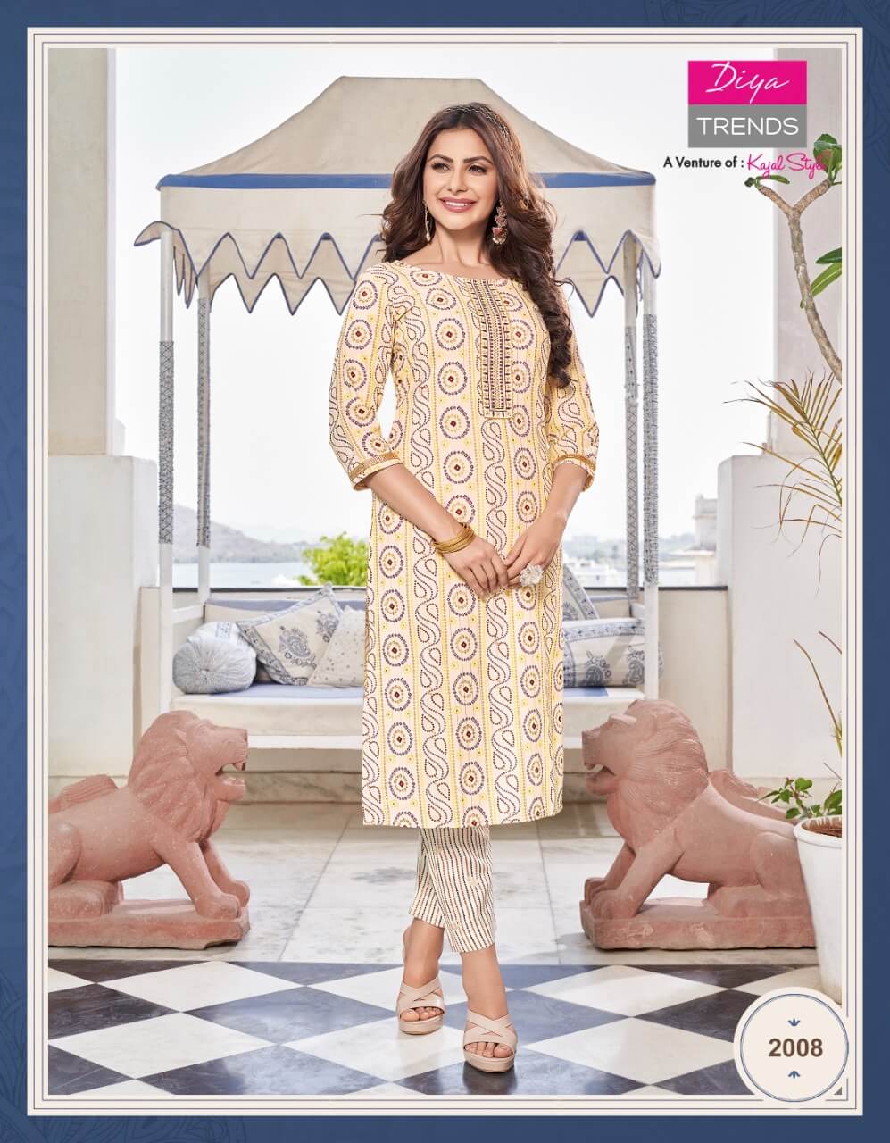 Diya Trends Celebration Vol 2 Kurti With Pant Catalog In Wholesale Price, Purchase Full Catalog of Diya Trends Celebration Vol 2 In Wholesale Price Online