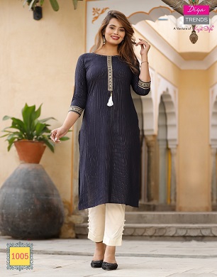 Diya Trends Fashion Story 1 Kurtis Wholesale Collection, Buy Full Catalog of Diya Trends Fashion Story 1 Kurtis At Wholesale Price