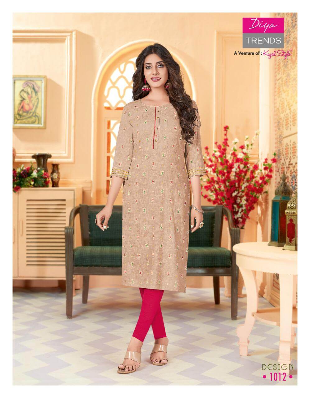 Diya Trends Garden City Vol 13 Kurtis Wholesale Catalog. Purchase Full Catalog of Kurtis In Wholesale Price Online