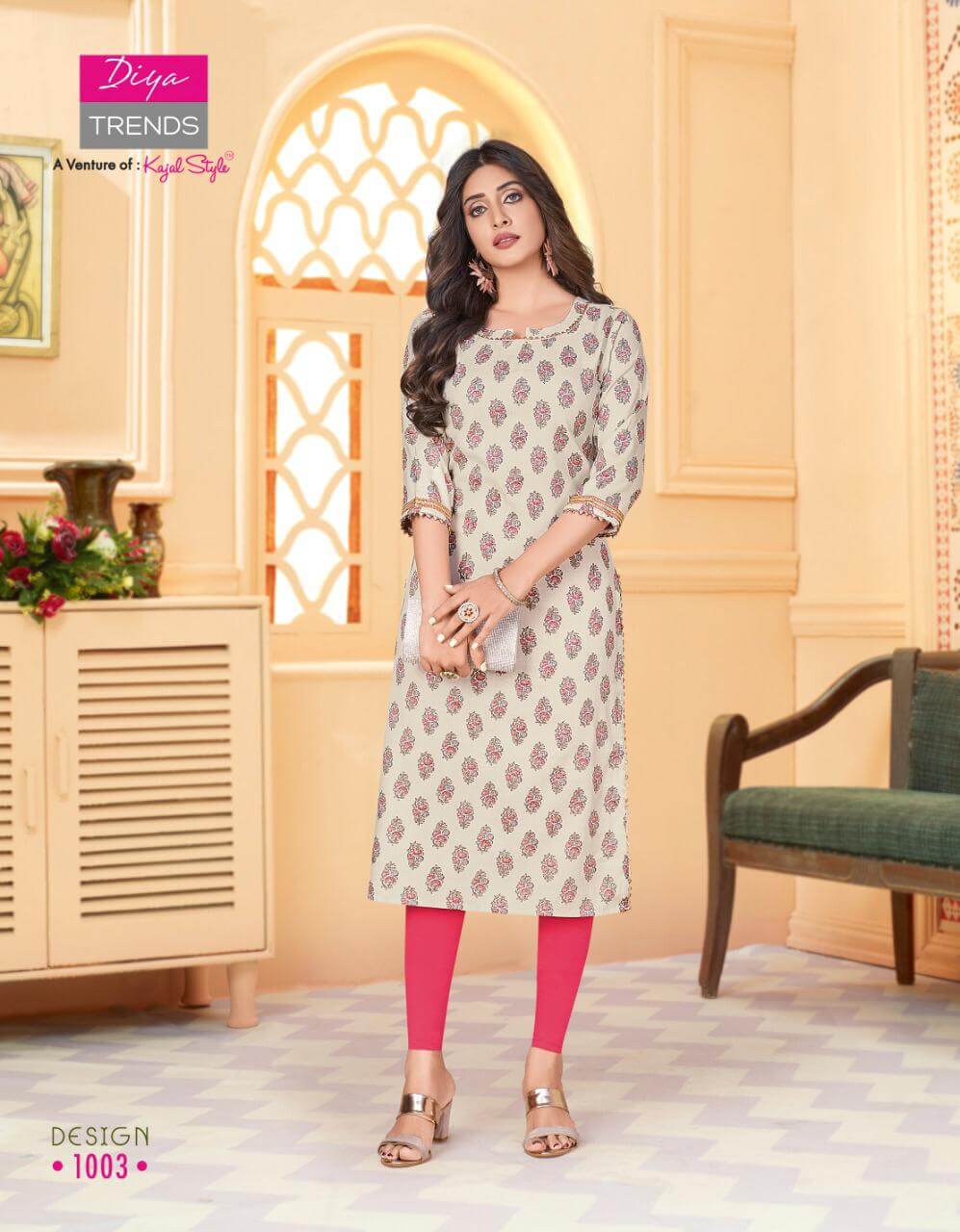 Diya Trends Garden City Vol 13 Kurtis Wholesale Catalog. Purchase Full Catalog of Kurtis In Wholesale Price Online